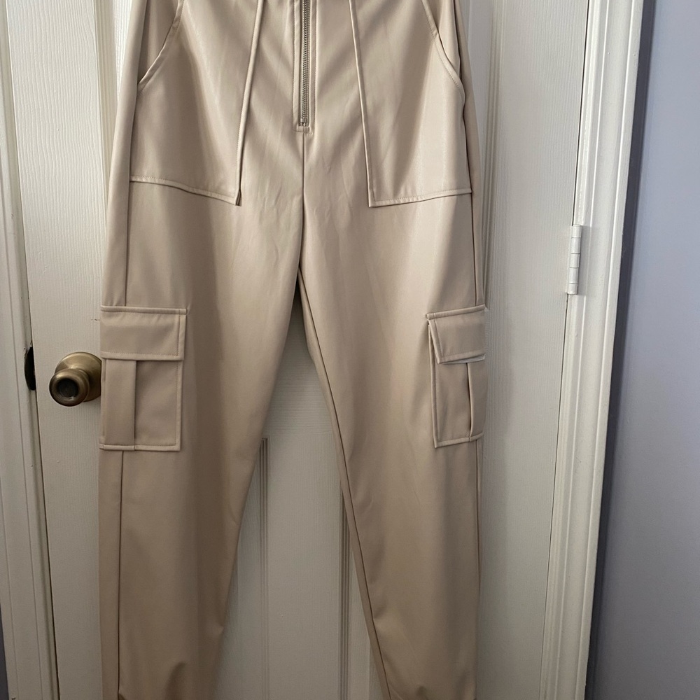 Blue Blush Cream Zippered Skirt